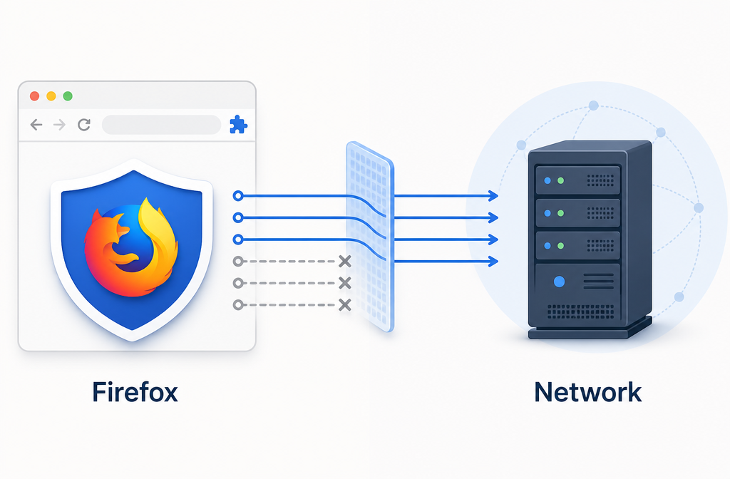 Browser extension vs DNS ad blocker architecture diagram