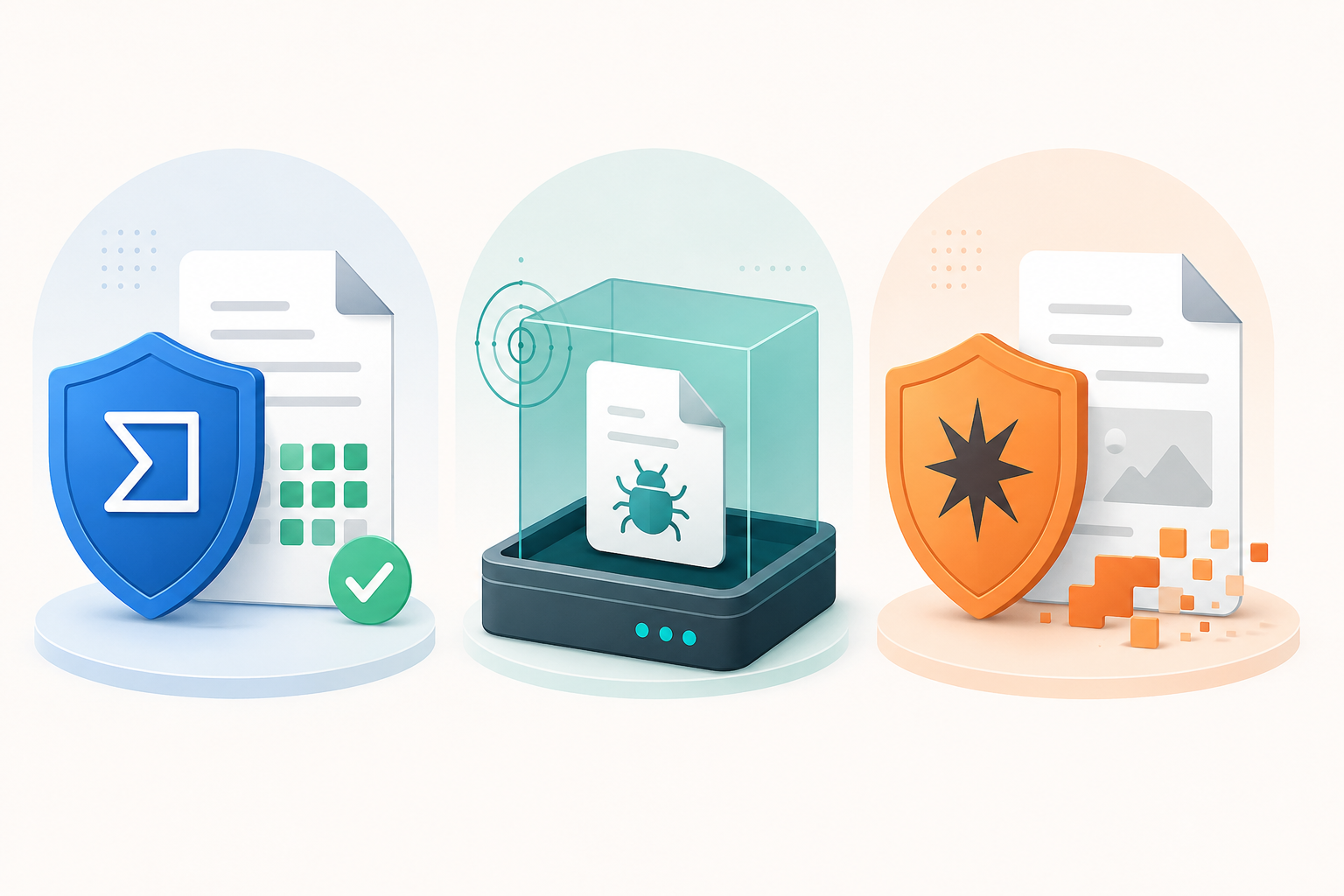 Comparison of three file scanner types