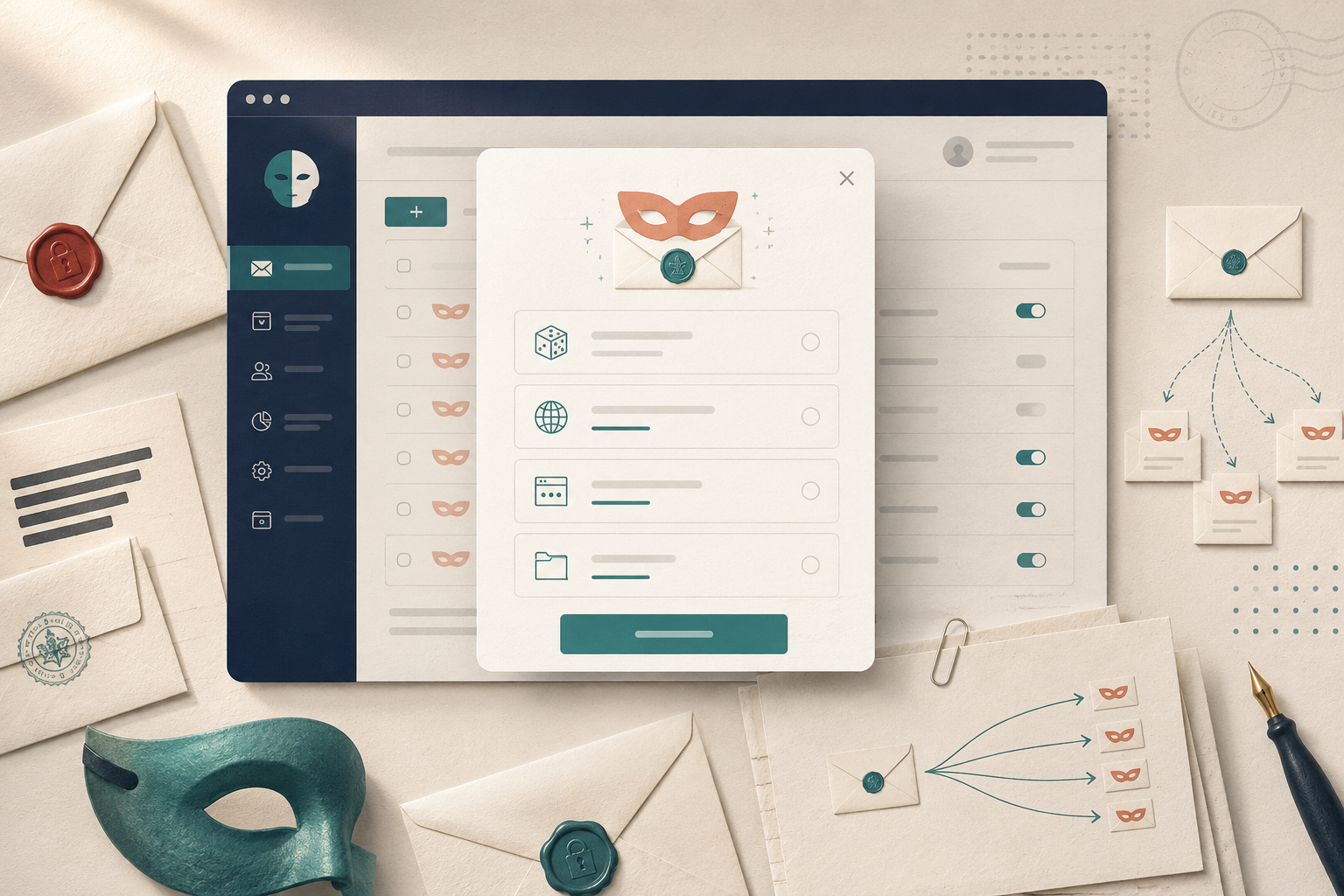 SimpleLogin alias creation interface