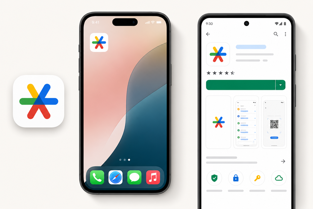 Google Authenticator app store listing