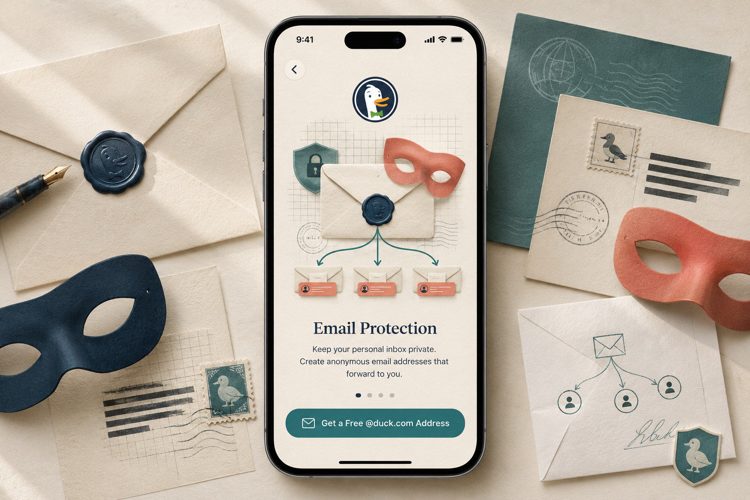 DuckDuckGo Email Protection signup screen