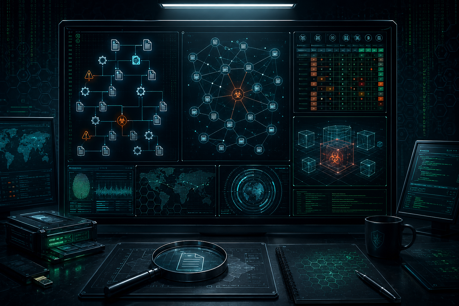 Hybrid Analysis behavioral report with process tree and threat intelligence tags