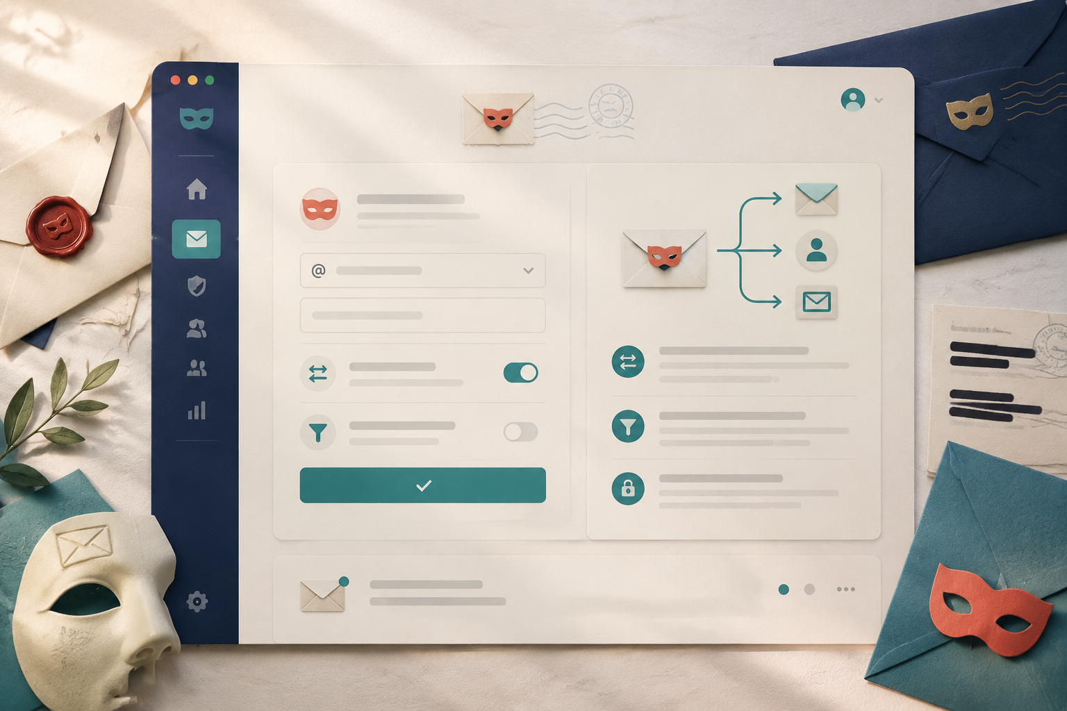 addy.io alias creation interface