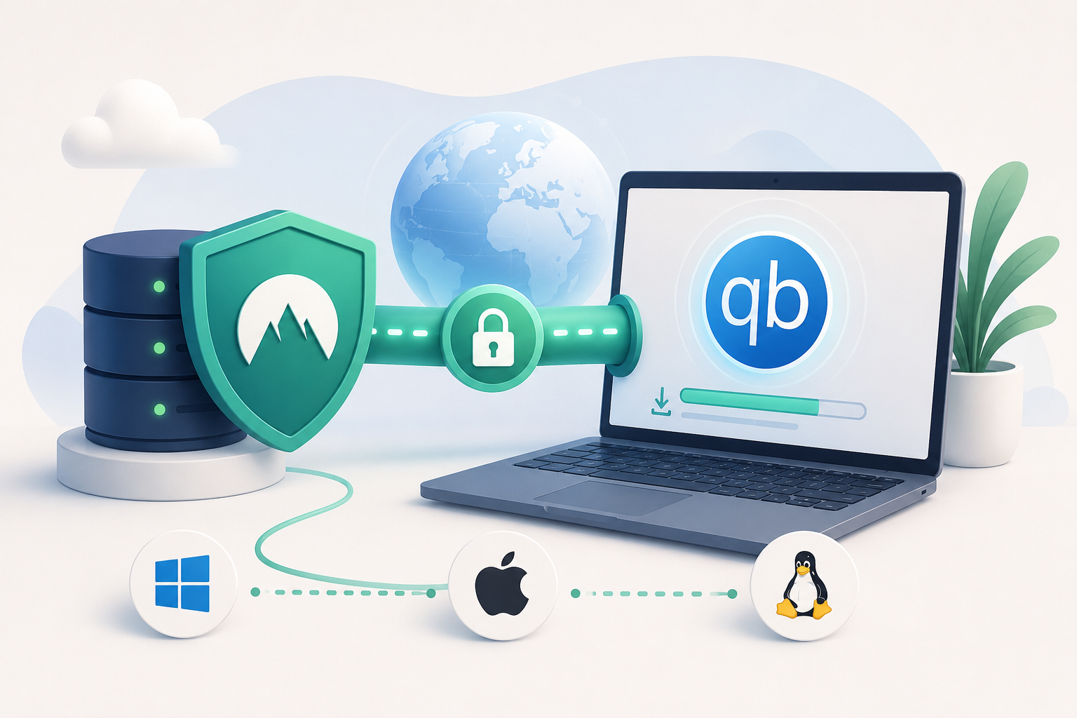 How to Bind Your VPN to qBittorrent: Step-by-Step by OS illustration