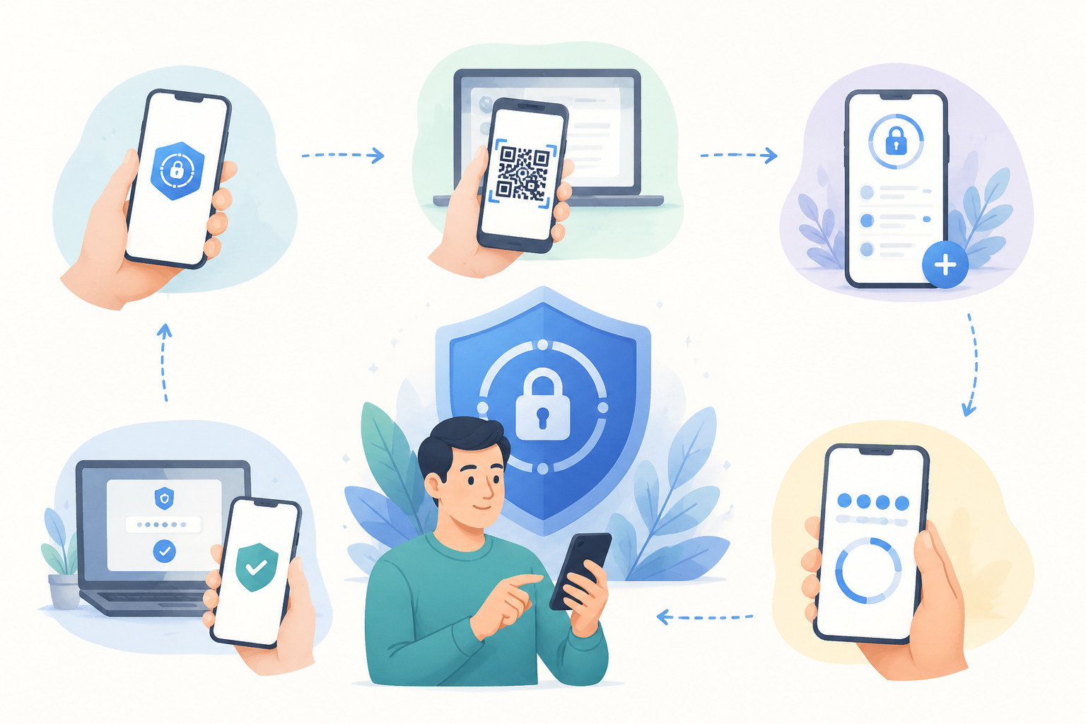 How to use Aegis Authenticator - step-by-step illustration