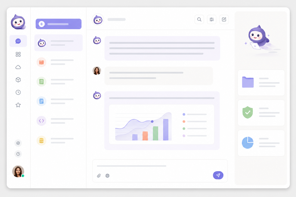 LuLu software interface mockup, clean UI