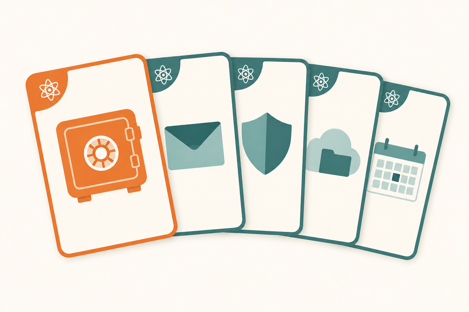 Proton Unlimited bundle showing Pass, Mail, VPN, Drive, Calendar illustration